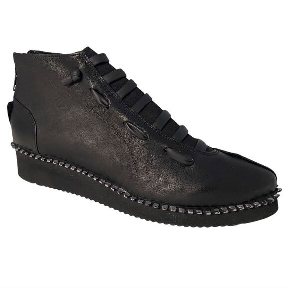 Papucei New Women’s Boots Azola Black Leather - Picture 2 of 9